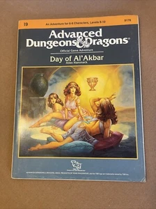 Advanced Dungeons & Dragons Day of Al'Akbar I9 9178 1986 Original VG - Picture 1 of 9