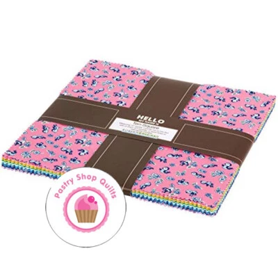 Kaufman NAPTIME Darlene Zimmerman LAYER CAKE 42 10" Squares 1930's Reproduction - Image 1 of 4