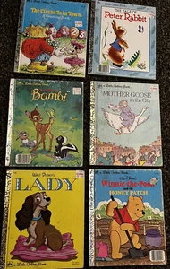 Vintage 1970's-1980's Golden Books : All 6 Sold Together - Picture 1 of 10
