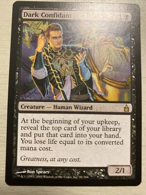 MTG Dark Confidant Ravnica City of Guilds  NM - Image 1 of 2