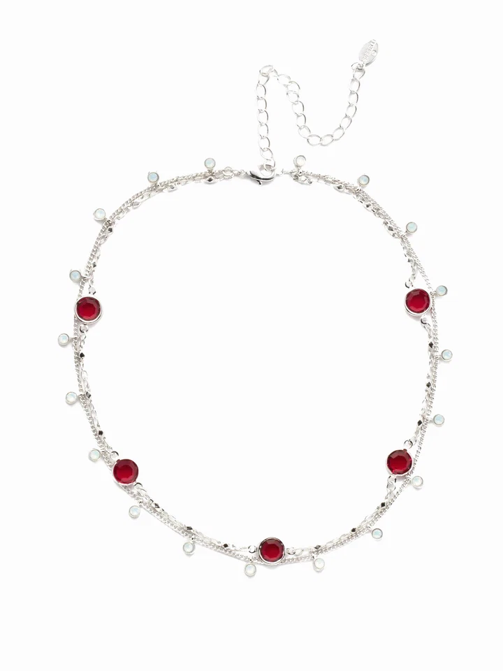 * Новый * и * сняты с производства * ~ Sorrelli ~ «МАЛИНОВАЯ ГОРДОСТЬ» ~ ожерелье ~ Al.  ФУТБОЛ!!! - Изображение 1 из 1