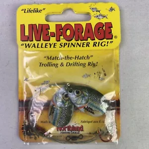 Northland Tackle Live-forage Walleye Spinner Rig Holographic Baitfish Blades New - Picture 1 of 4