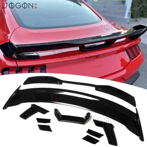 S650 For Ford Mustang GT Dark Horse 2024 2025 Rear Wing Spoiler With Gurney Flap - Picture 1 of 14