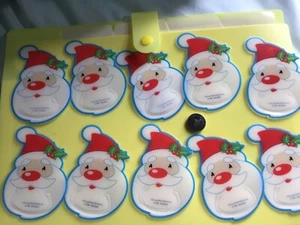 10. SANTA CLAUS MERRY CHRISTMAS BOOKMARK - Picture 1 of 2