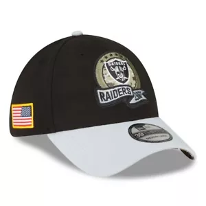 New Era 39THIRTY NFL 2022 Salute to Service Las Vegas Raiders S/M Flex-Fit Hat - Picture 1 of 6