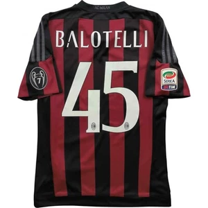 AC Mailand 2015-16 Adidas Home Mario Balotelli Fußball Trikot Shirt Gr. S - Bild 1 von 12