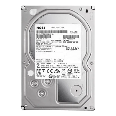 HGST UltraStar 7K4000 3 To 7.2K 64 Mo SATA III 3.5'' HUS724030ALA640 - Image 1 of 3