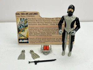 VINTAGE HASBRO 1983 G.I JOE COBRA LOSE ACTIONFIGUR TORPEDO 100% KOMPLETT - Bild 1 von 7