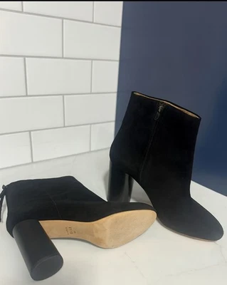 Isabel Marant Mujer Botines de Gamuza Negros - Talla EU 38 (US 7.5–8) Tacón Bloque Foto 1 de 4