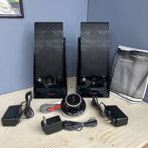 Paar Rocketfish RF-WS01 Wireless Regallautsprecher mit Senderadapter getestet - Bild 1 von 11