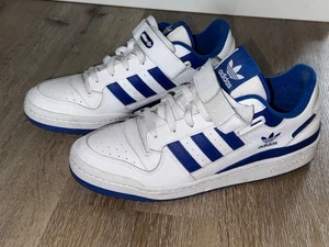 Adidas Forum Low Herren Schuhe 44 Weiß Blau Sneaker Turnschuhe | 10005-22 - Bild 1 von 7