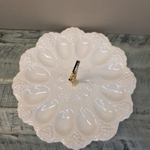 Vintage California Pottery USA geteilt Eierschale Traube Design Goldgriff #658 - Bild 1 von 6