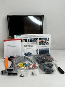 Reproductor multimedia para coche Android Bluetooth negro con manual de usuario - Imagen 1 de 11
