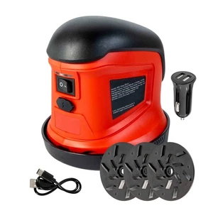 Elektrischer Eiskratzer mit 12V Adapter & 3 Ersatzscheiben | KFZ Akku Enteiser - Bild 1 von 8