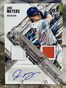 #757 Jake Meyers 2022 Panini Diamond Kings #DMS-ME Double Patch Auto Houston - Picture 1 of 2