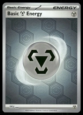 #008 Basic Metal Energy SV01: Scarlet & Violet Base Set - Reverse Holo - Image 1 of 2