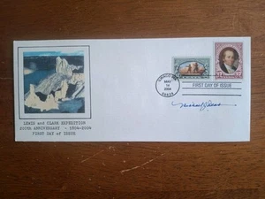 RARE Signed By Designer Michael Deas Sc. 3854 & 3856 Lewis & Clark FDC - Picture 1 of 2