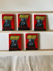 (5) Sealed Wax Packs 1980 Topps Star Wars: The Empire Strikes Back Series 1 - Bild 1 von 3