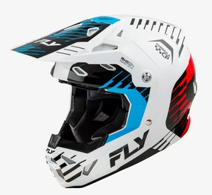 Fly Racing Formula CP Slice Helmet White Red Blue XXL - Picture 1 of 8