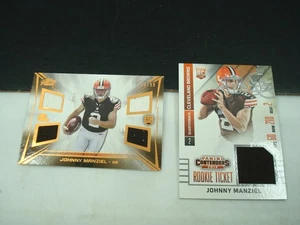 2 J, Manziel RC 2014 Topps Prime Quad Relics #QR-JM 96/99 1 muestra Panini RTS-40 - Imagen 1 de 12