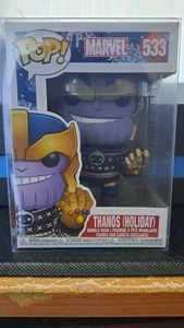 Funko Pop! MARVEL - Thanos (Holiday) #533 With Protector [Vaulted] - Picture 1 of 7