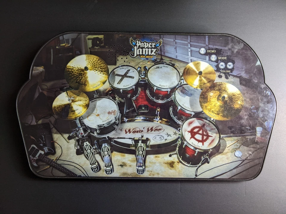 Paper Jamz Instant Rock Star Electronic Drums With Instruction Sheet - Image 1 of 4