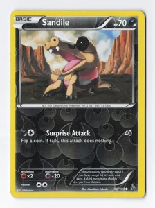 Sandile 56/106 Reverse Holo Common XY Flashfire Set Pokemon Card TCG LP/MP - Picture 1 of 3