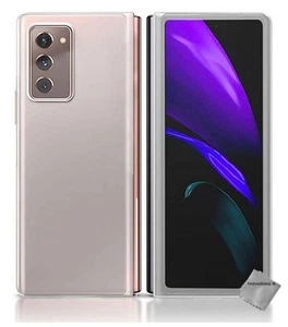 Housse etui coque rigide avant arrière Samsung Galaxy Z Fold 2 5G - TRANSPARENT - Photo 1/1