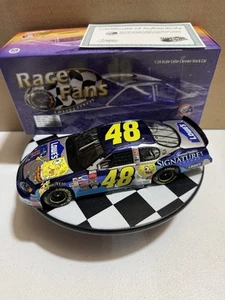 RARE* Jimmie Johnson #48 Lowe’s Sponge Bob Color Chrome 2003 1:24 Nascar Diecast - Picture 1 of 13