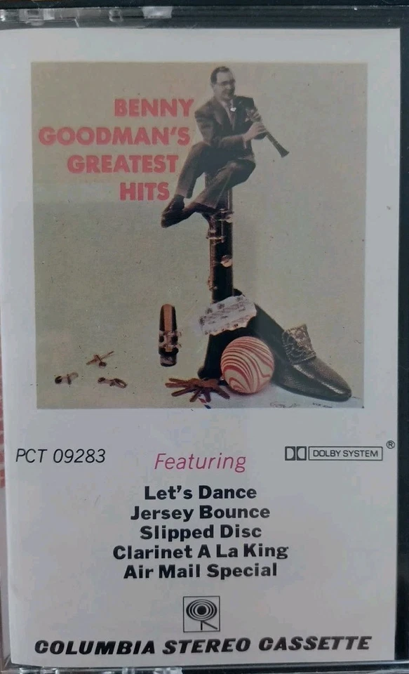 Benny Goodmans Greatest Hits Columbia Cassette PCT 09283 Lets Dance Slipped Disc - Image 1 of 1