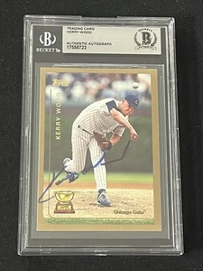 KERRY WOOD 1999 TOPPS ROOKIE CUP SIGNED AUTOGRAMMKARTE BECKETT BAS AUTHENTIC - Bild 1 von 2