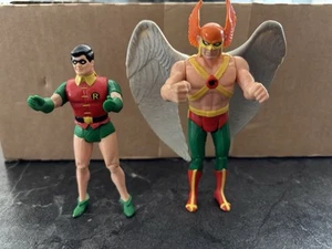 DC Super Powers Hawkman & Robin Action Figures Kenner 1984 Vintage Toys - Picture 1 of 10