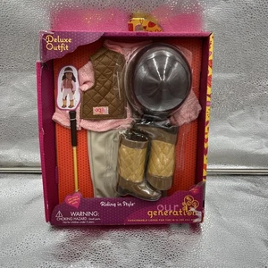 New Our Generation Doll Riding in Style Horseback Riding Outfit for 18" Dolls - Picture 1 of 4