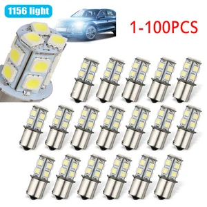 Lot Super White 1156 1141 13-SMD RV Camper Trailer 12V LED Interior Light Bulbs - Picture 1 of 8