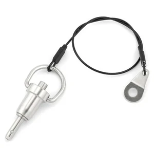 Stainless Steel 5mm Quick Release Ball Lock Pin 10mm Length Usable Security Bolt - Picture 1 of 5