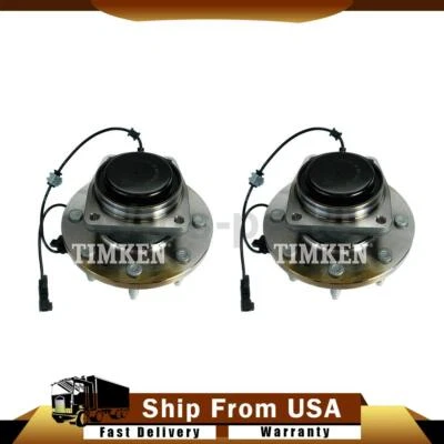2 Timken Wheel Bearing Hub Front For 2011-2017 Chevrolet Silverado 2500 HD) RWD - Image 1 of 4
