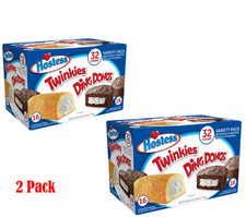 Pack of 2 Hostess Twinkies And Ding Dongs Variety Pack (1.31oz / 32pk)
