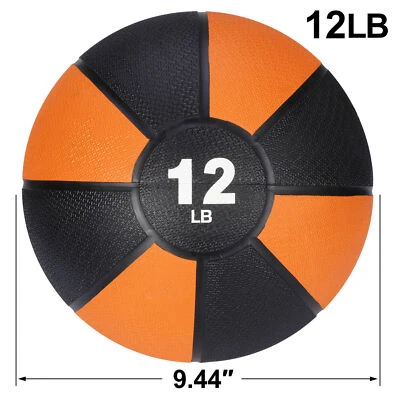 Balón medicinal multicolor con peso balón de ejercicio para cuerpo fitness entrenamiento gimnasio Foto 1 de 4