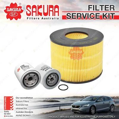 Sakura Oil Air Fuel Filter Service Kit for Toyota Dyna BU142R BU212R BU222R 4.1L - image 1 of 2