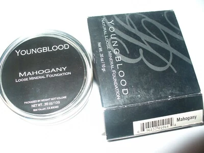 Youngblood Natural Loose Mineral Foundation - Mahogany 0.35 Oz NEW - Image 1 of 4
