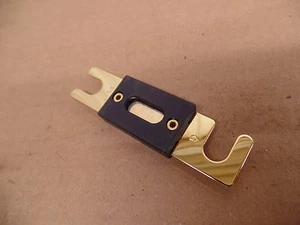 2 total 275 AMP GOLD FUSE, CAR STEREO AMP FUSE, 6889341, AML-275A, RoHS,  - Picture 1 of 9