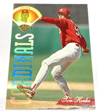1995 Leaf St. Louis Cardinals Baseball Card #351 Tom Henke