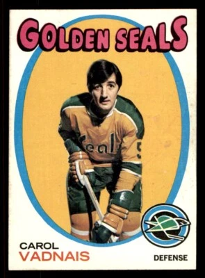 1971 Topps Hockey #46 Carol Vadnais NM/MT *d2 - Image 1 of 2