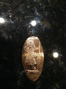 Disneyland Park Souvenir centavo prensado MOANA "MOANA GIRL" #416 - Imagen 1 de 2