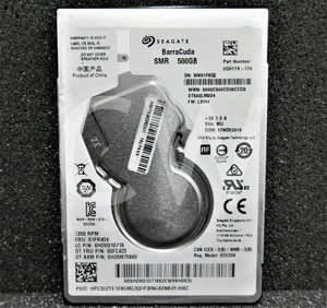 ST500LM034 Seagate 2GH17A 500GB 7.2K RPM 6Gb/s 2.5" SATA Laptop HDD Hard Drive - Picture 1 of 2