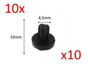 10x Caucho Pierna Rejillas Ferrules Soportes Quemador Encimera Whirlpool Ignis - Imagen 1 de 4
