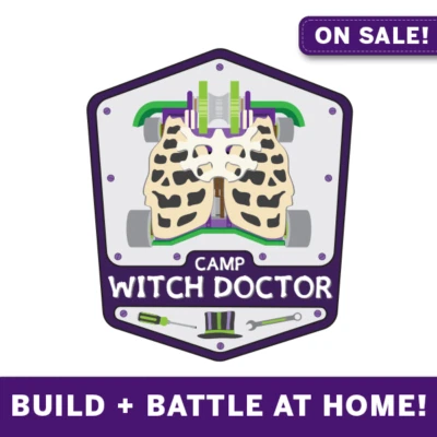 Camp Witch Doctor Build and Battle Box - BattleBots For Kids! - Image 1 of 4