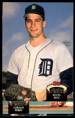 1992 Topps Stadium Club Gerald Perry St. Louis Cardinals #338 - Image 1 of 2