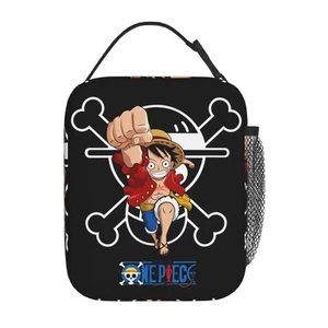 One Piece Monkey D Luffy Anime Insulated Lunch Thermal Bag Work School Bag M18 - Picture 1 of 9