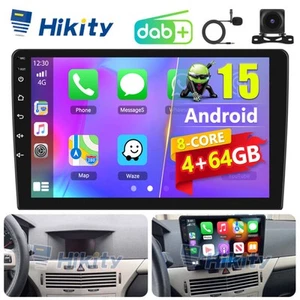 DAB+ 8Core 4+64GB CarPlay Android15 Autoradio GPS NAVI WIFI RDS Für Opel Astra H - Bild 1 von 19